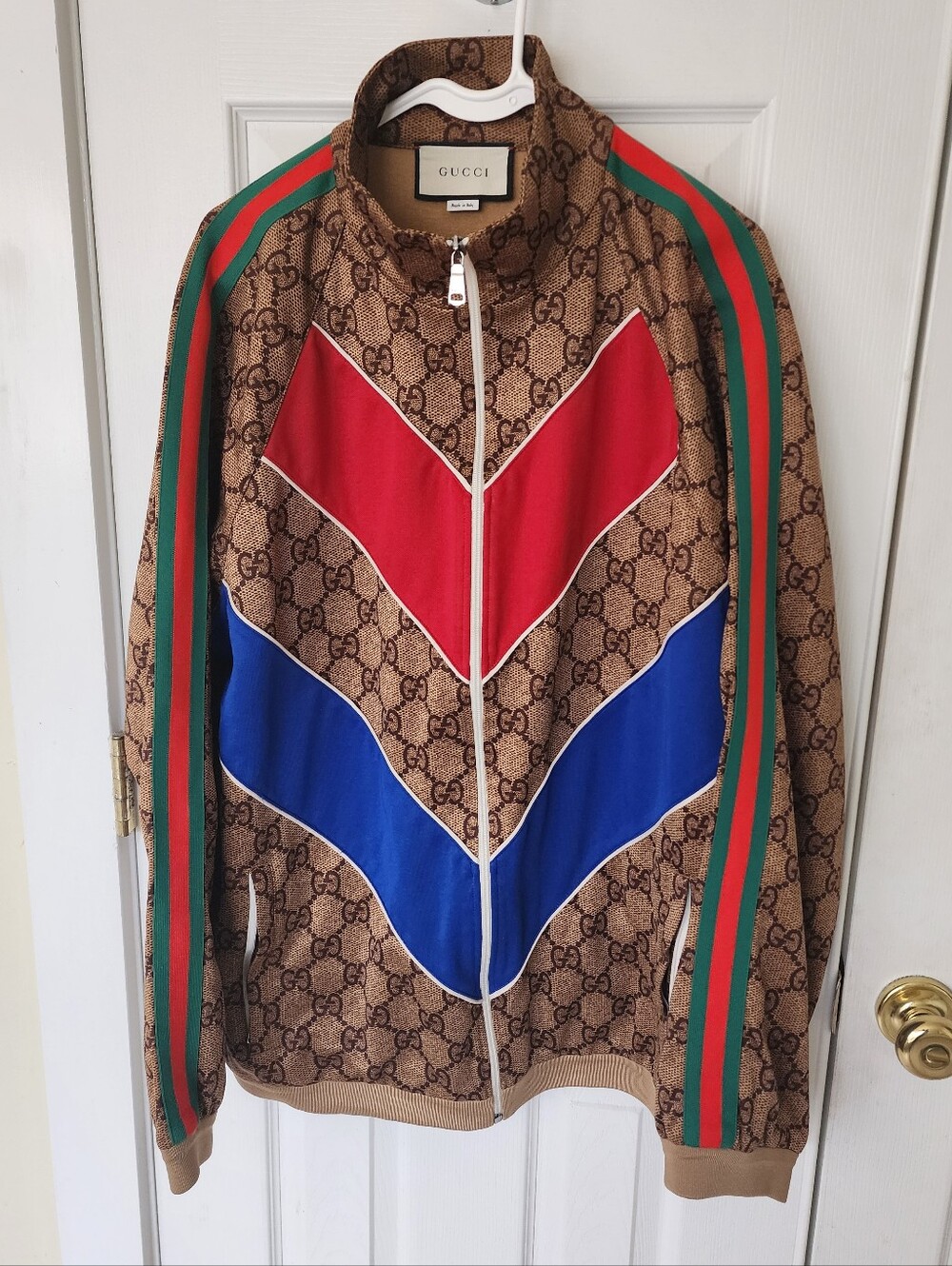 Gucci GG Supreme Technical Chevron Jacket - Picture 4 of 12